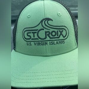 St. Croix Green and Black Trucker Hat